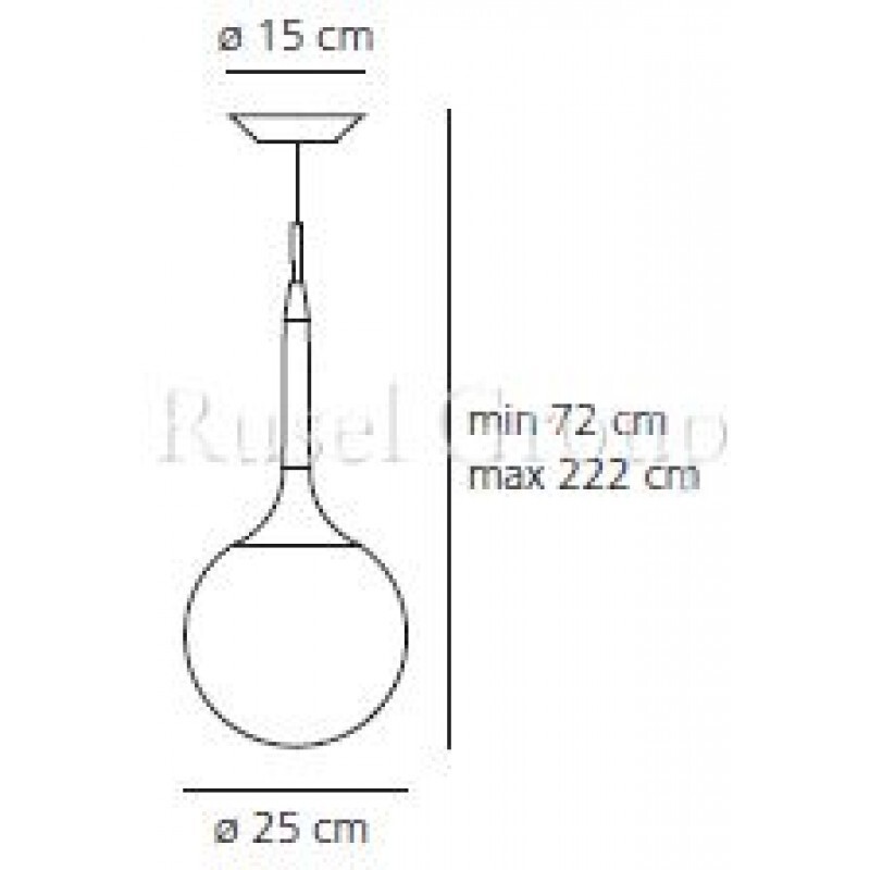 Подвесной светильник Artemide CASTORE SOSPENSIONE 25 Подвесной светильник Artemide CASTORE SOSPENSIONE 25