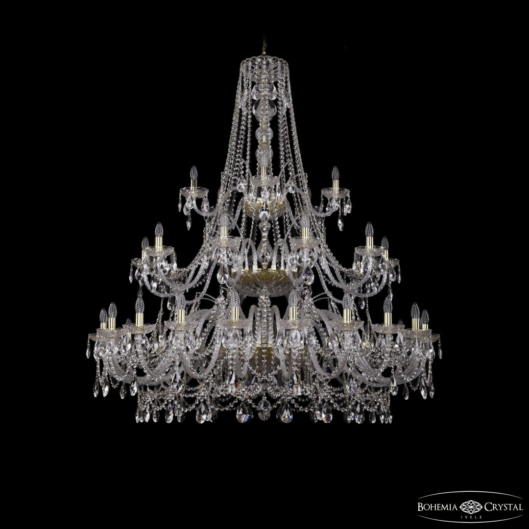 Люстра хрустальная 1411/20+10+5/530/3d G