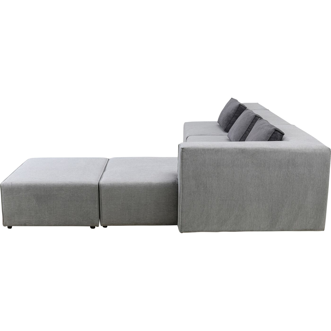 Угловой диван Infinity Atlanta Grey 357 см KARE 86054