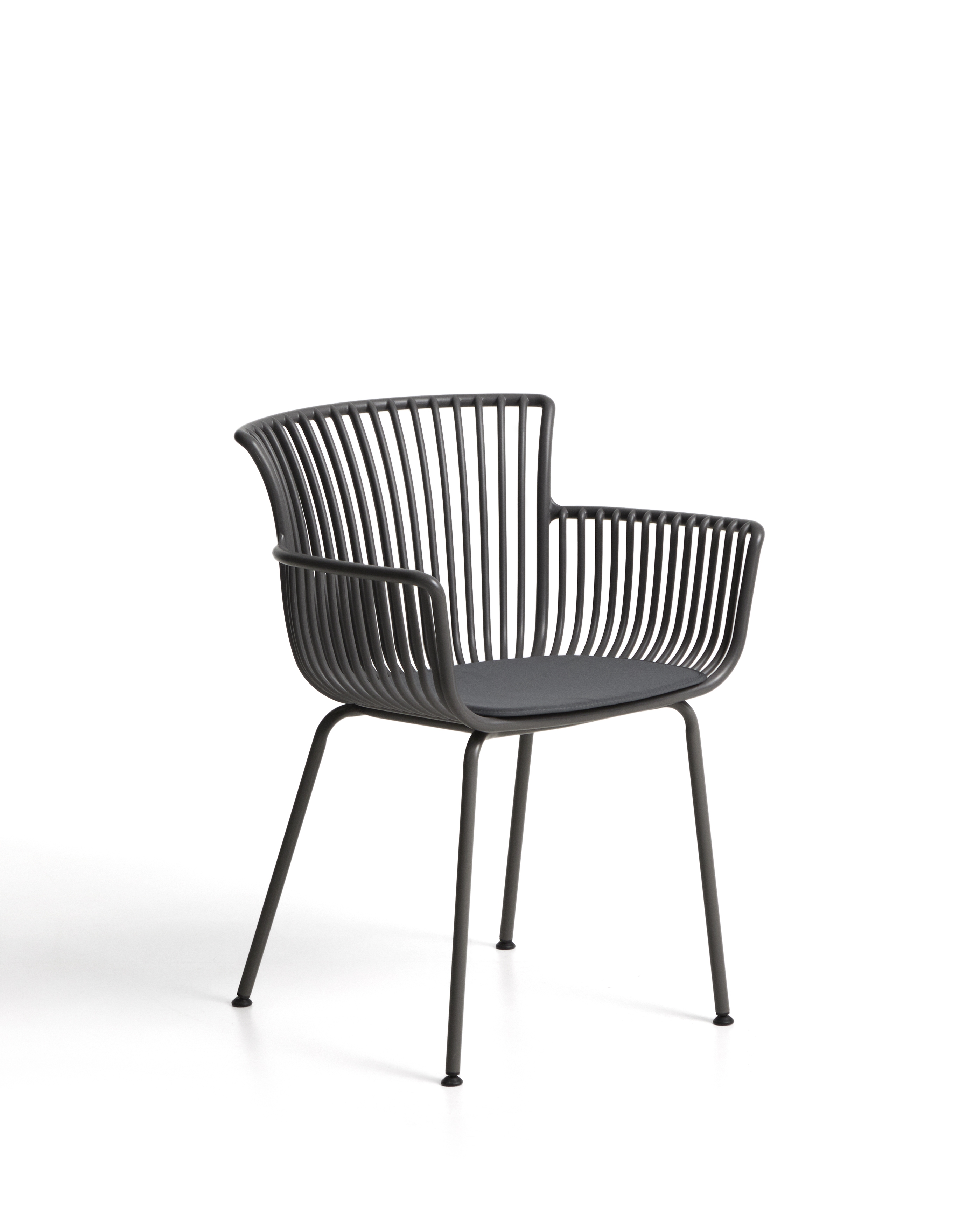 Уличный стул Surpika из пластика и графитовой стали La Forma 482349