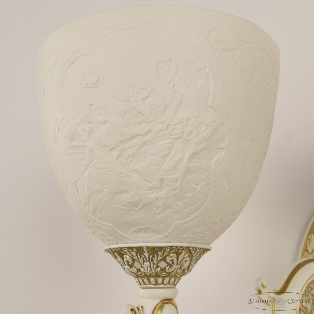 Бра с костяным фарфором AL7801B10/2/175 B WMG P1 U Pair Bohemia Ivele Crystal