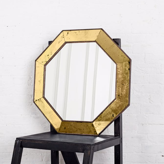 Зеркало BountyHome King Gold Old mv099-old