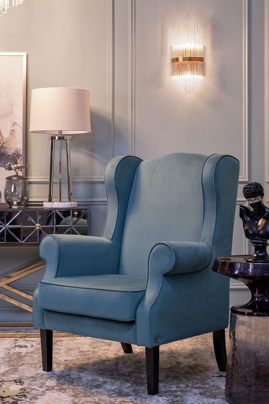 Кресло Torino велюровое Garda Decor GD-TORINO-1