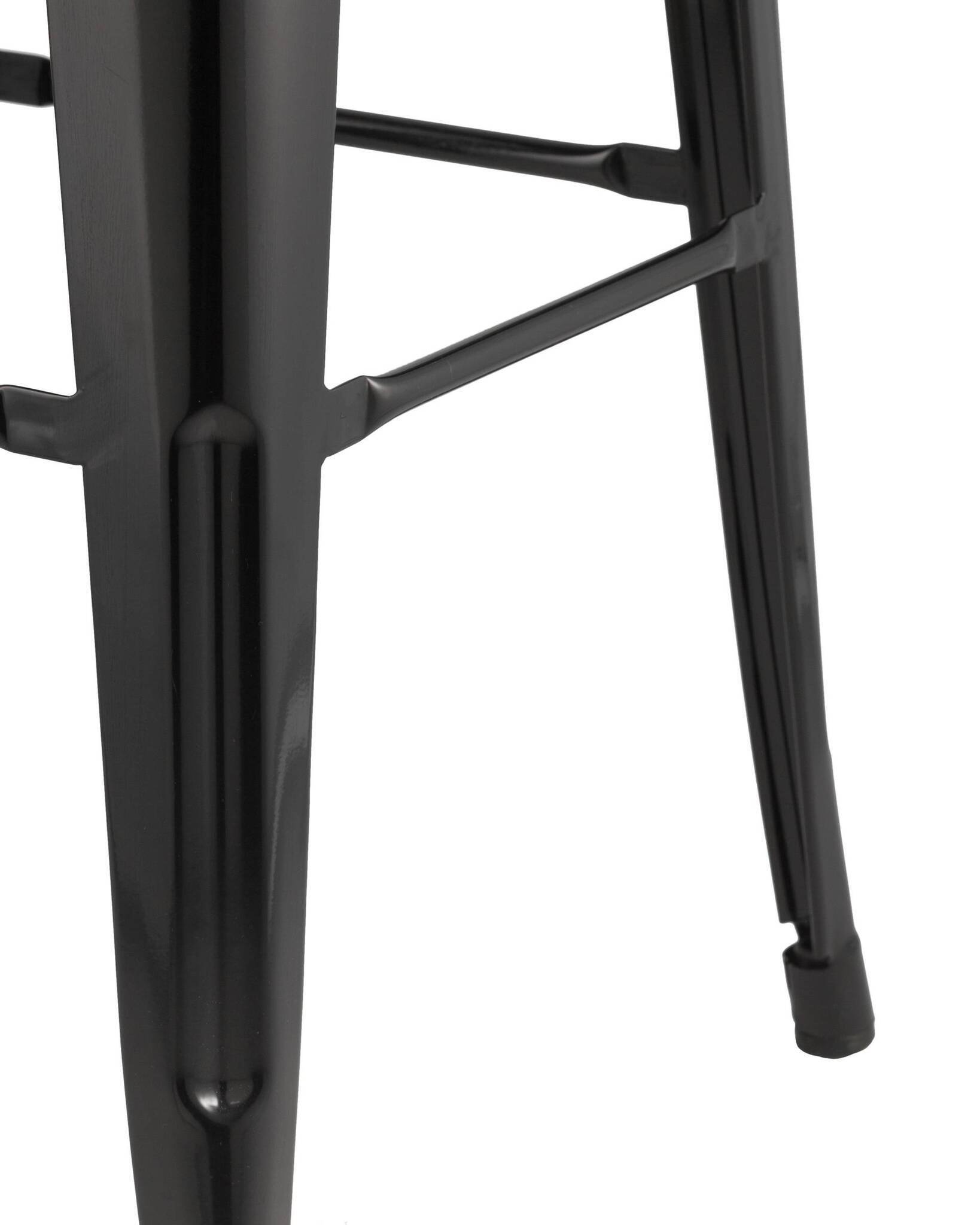 Стул барный TOLIX черный глянцевый Stool Group