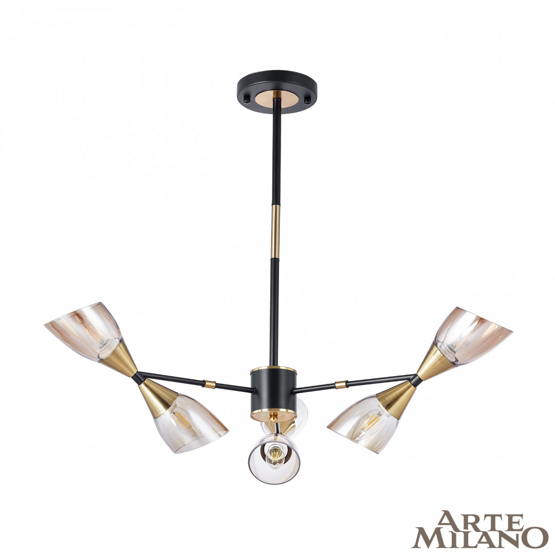 Люстра 276708/6 BK/GD Arte Milano