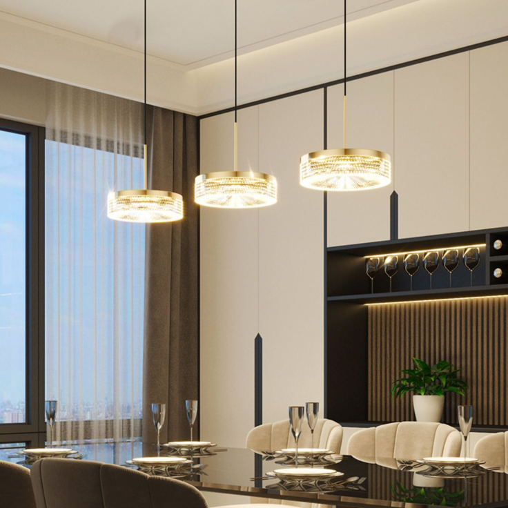 Подвесной светильник RIGO COMBO L78 Brass by ImperiumLoft