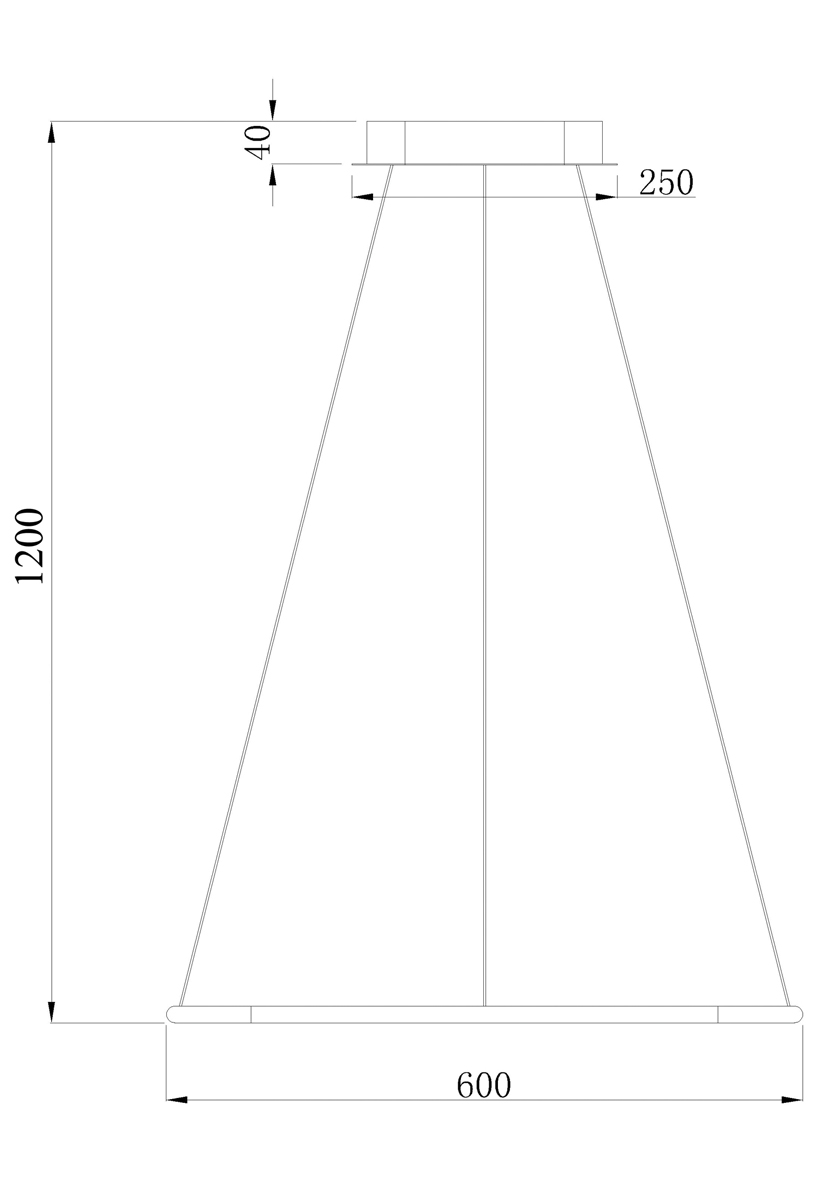 Подвесной светодиодный светильник Donolux S111024/1SQ 45W White In