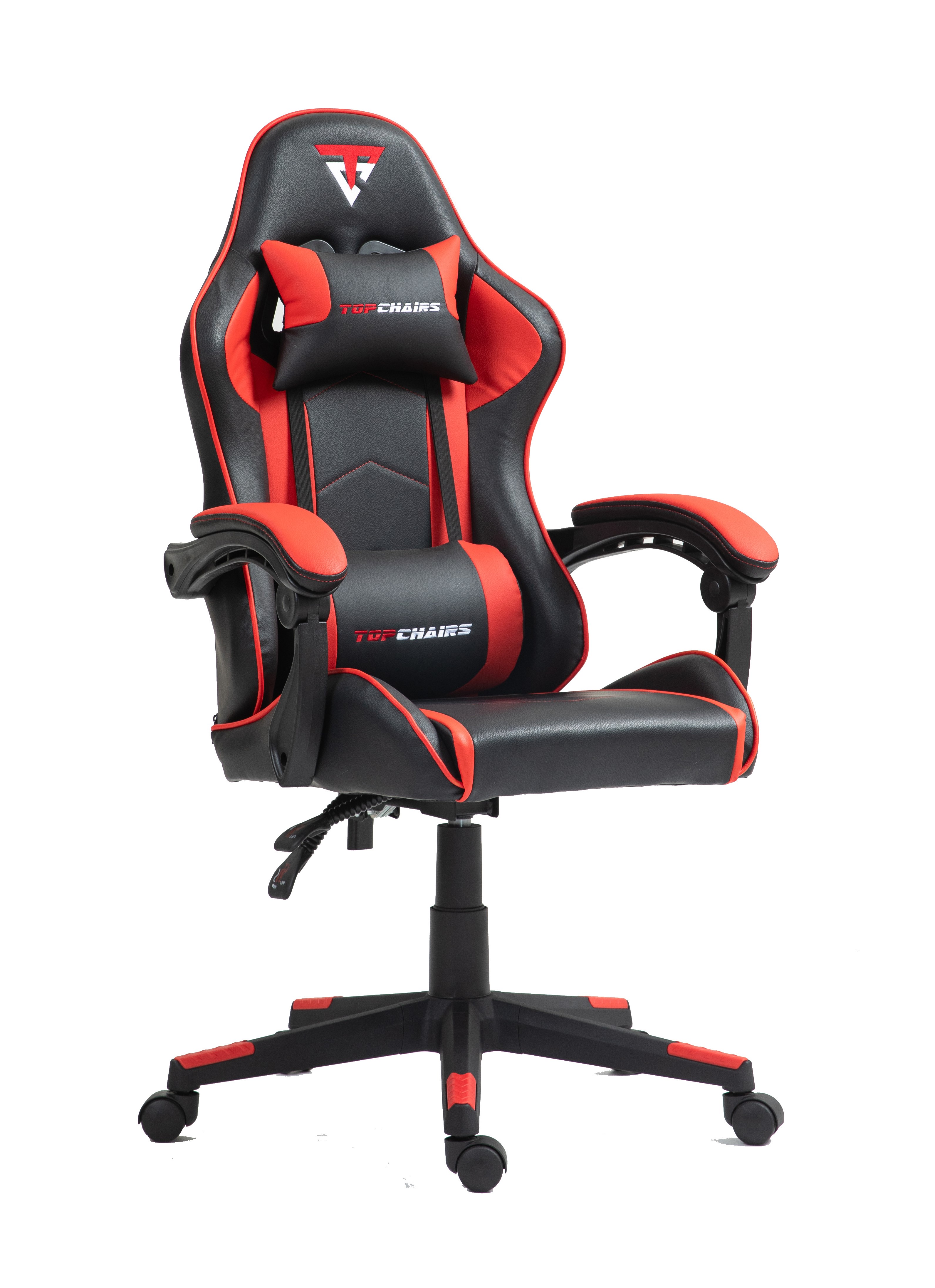 Кресло спортивное TopChairs Shadow черно-красный Stool Group