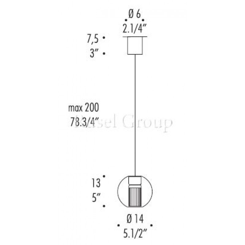 Подвесной светильник LEUCOS FAIRY S/S