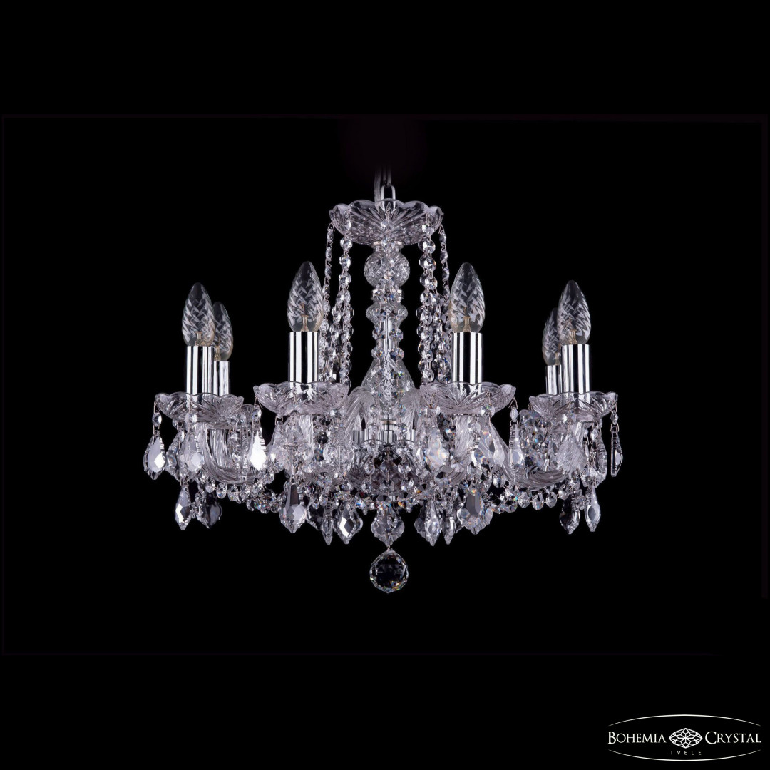 Люстра хрустальная 1402/8/160 Ni Leafs