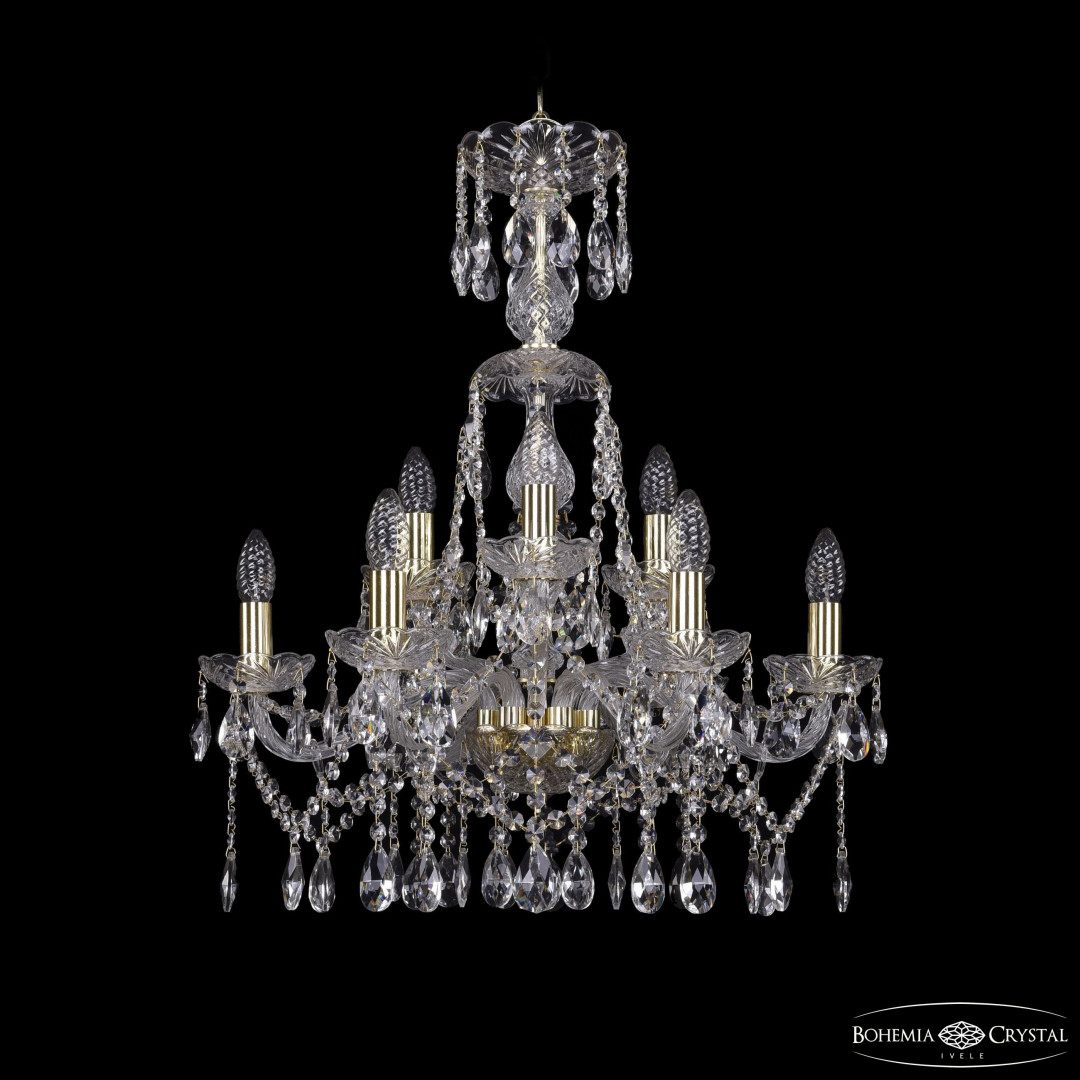 Люстра хрустальная 1413/6+3/200/XL-66 G