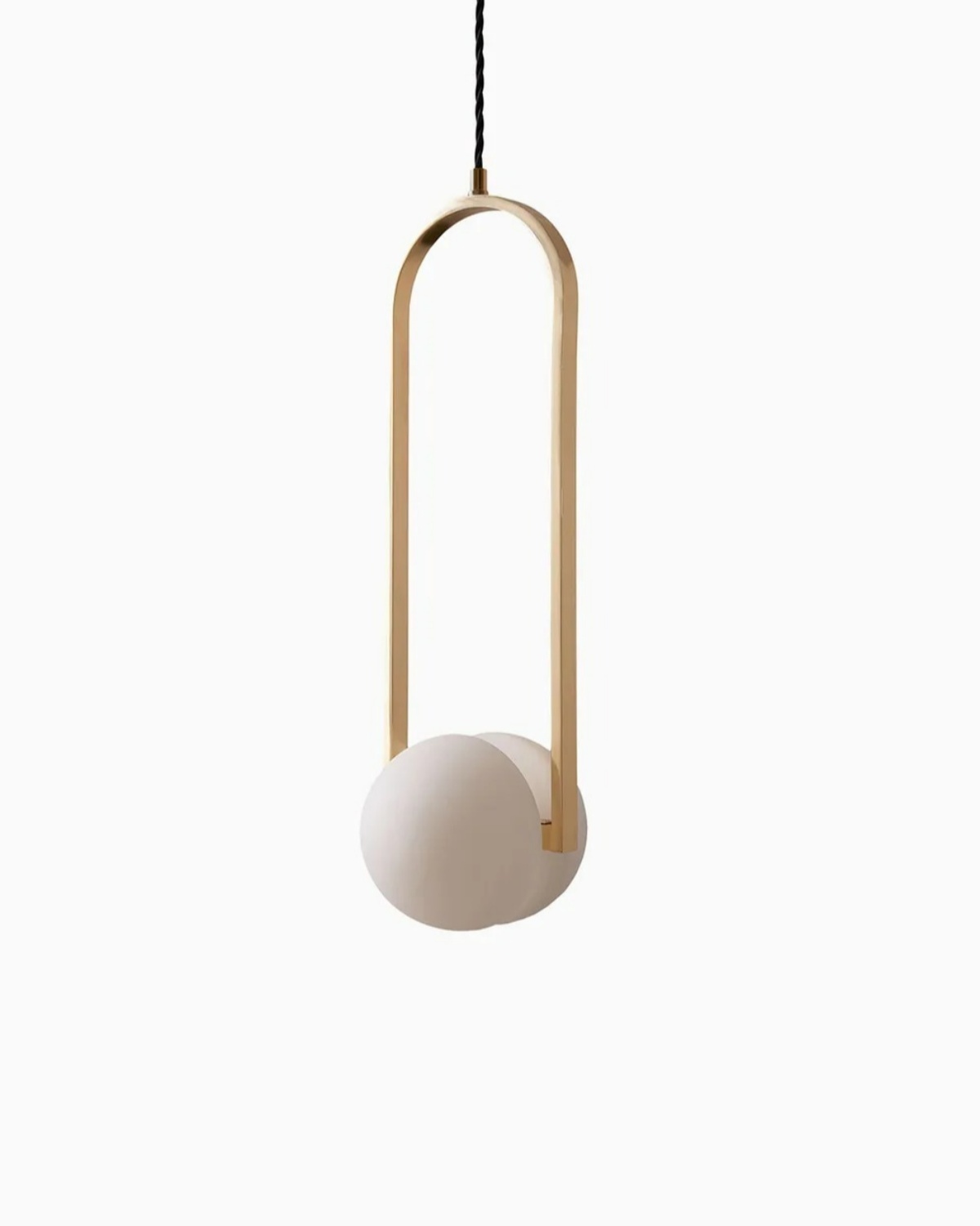 Золотой подвесной светильник Уэлс Louvre Home LHLPN400324SWL