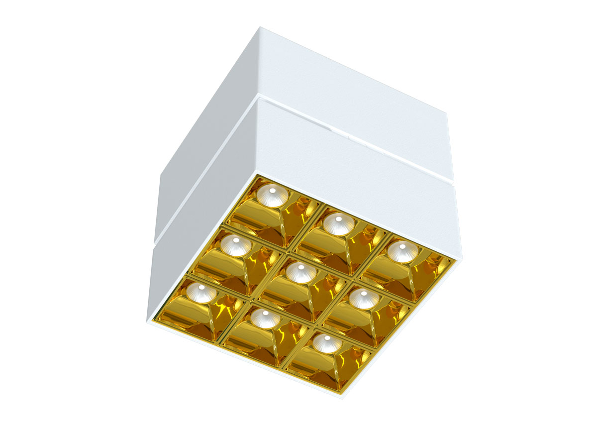 Накладной светодиодный светильник Donolux DL18153SQ9W1WG