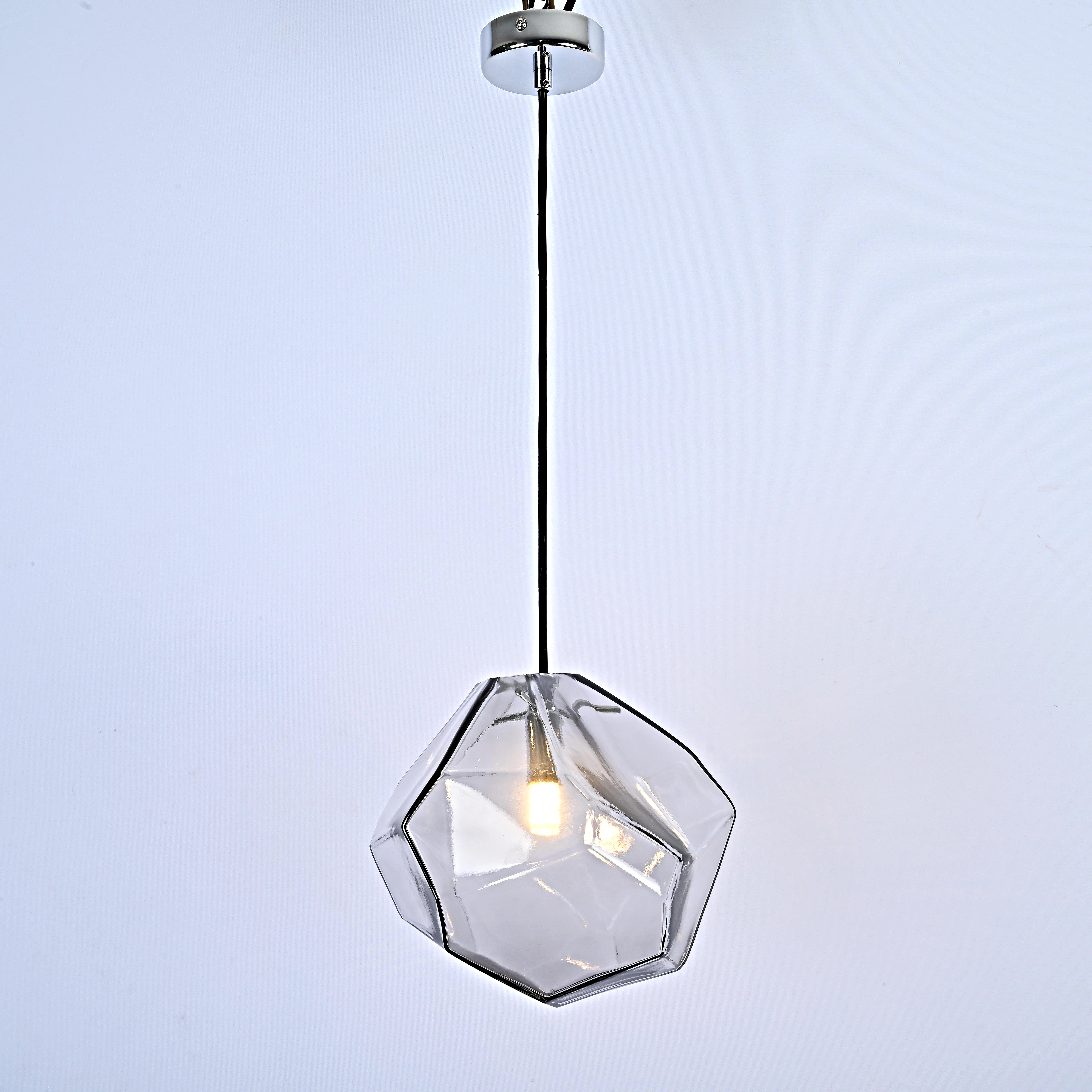 Подвесной Светильник Color Ice Cube Pendant Jevio 1 Серый By Imperiumloft