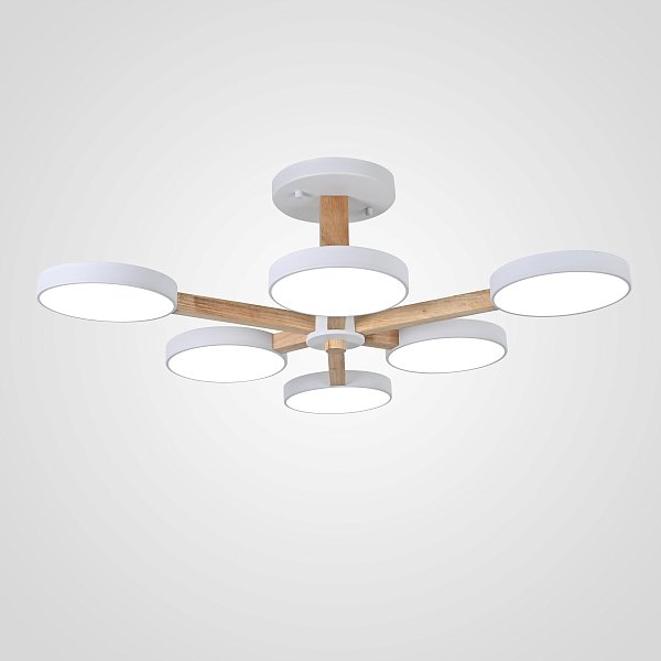 Потолочный светильник TURNA L6 White by ImperiumLoft