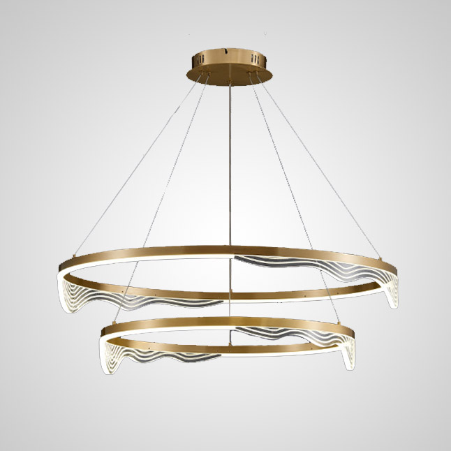 Подвесная люстра HANNA B A D40 D60 2R by ImperiumLoft