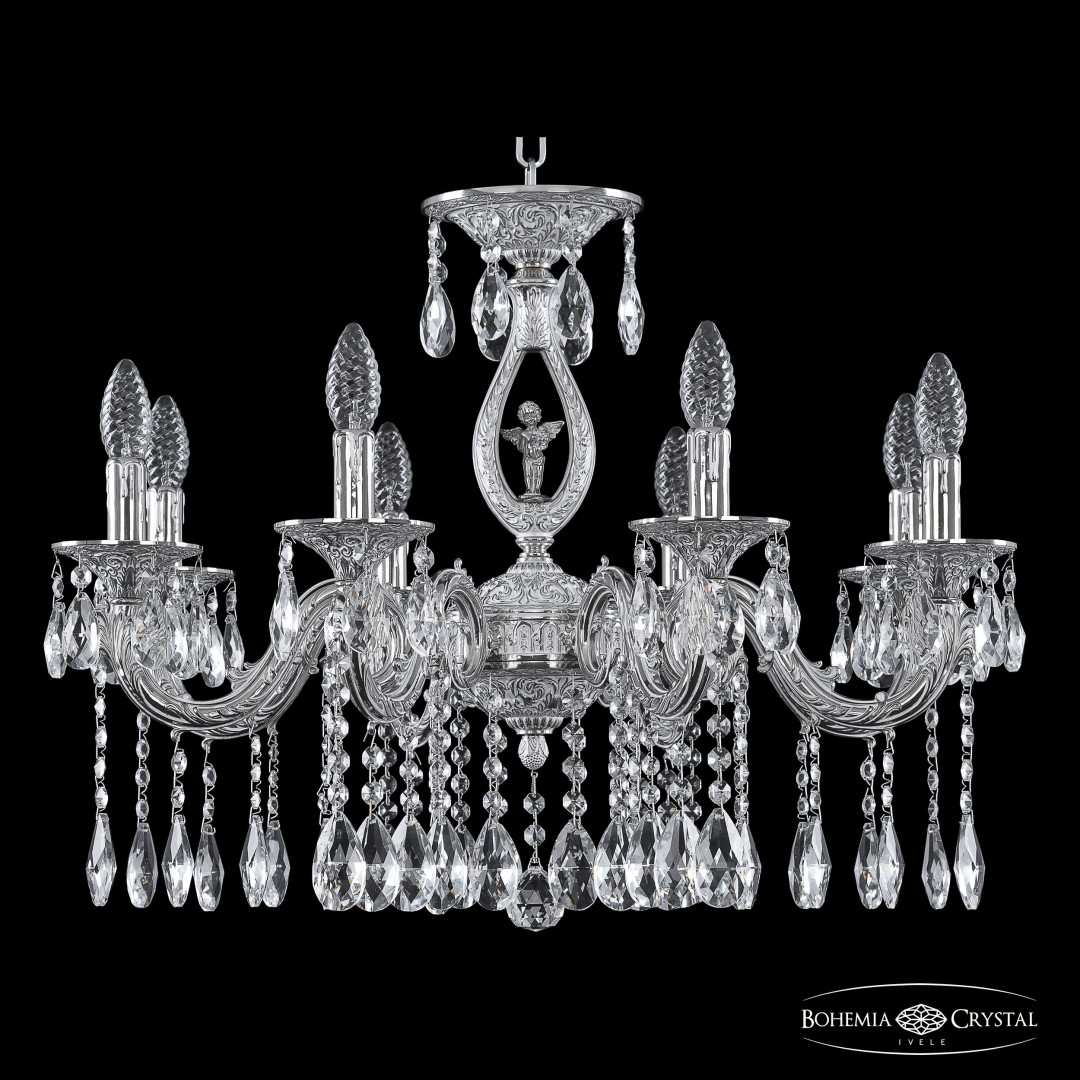 Люстра бронзовая с хрусталём 71401/8/210 A NW FA10S