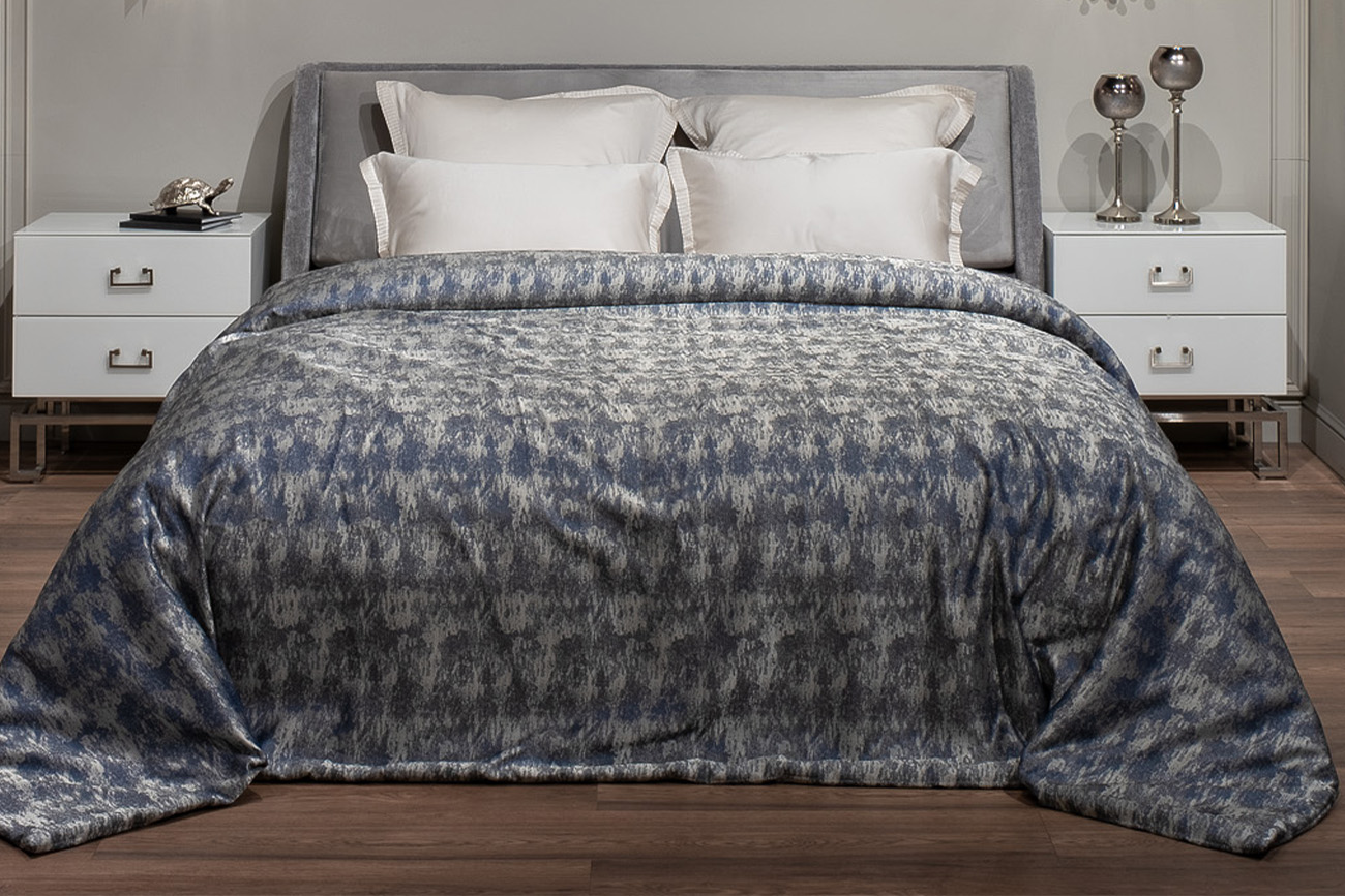 Покрывало синее Garda Decor 121GD-12111