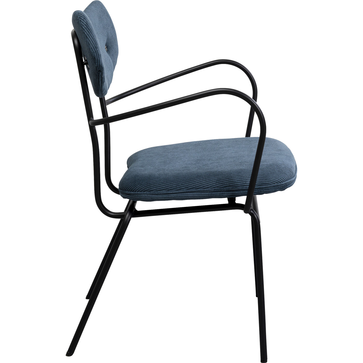 Стул с подлокотниками Viola Blue KARE 87467