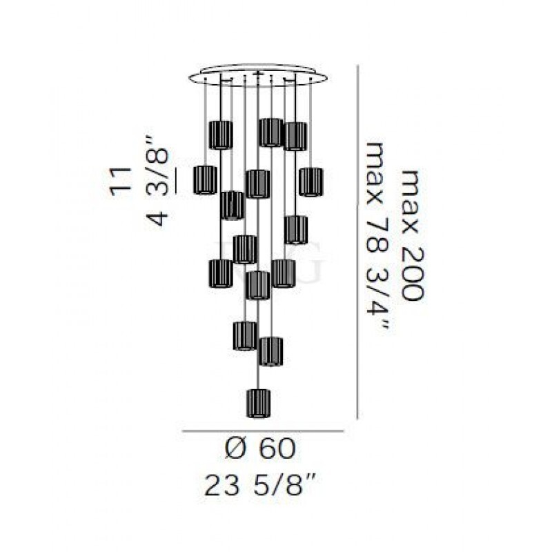 Подвесной светильник De Majo CHARLOTTE LIGHTDROPS 60