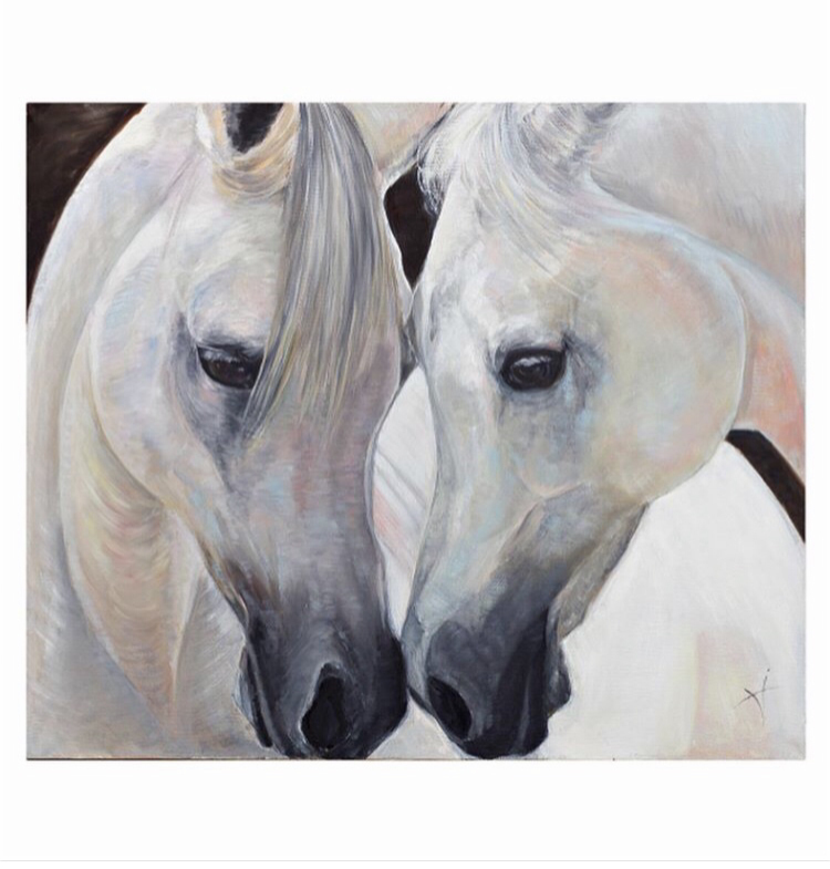 Холст "Притяжение" Garda Decor 89VOR-AQUARELLE17