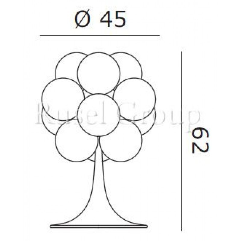 Настольная лампа De Majo BABOL T