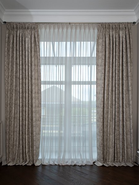 Портьера Serpente 300х260см золотая Garda Decor 121GD-12132