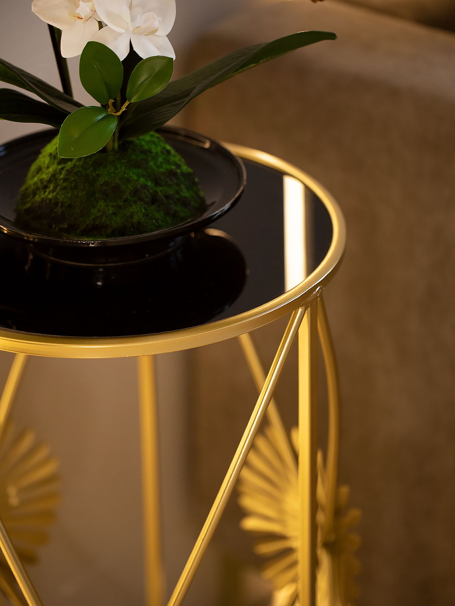 Столик интерьерный Солнце Glasar 54-159