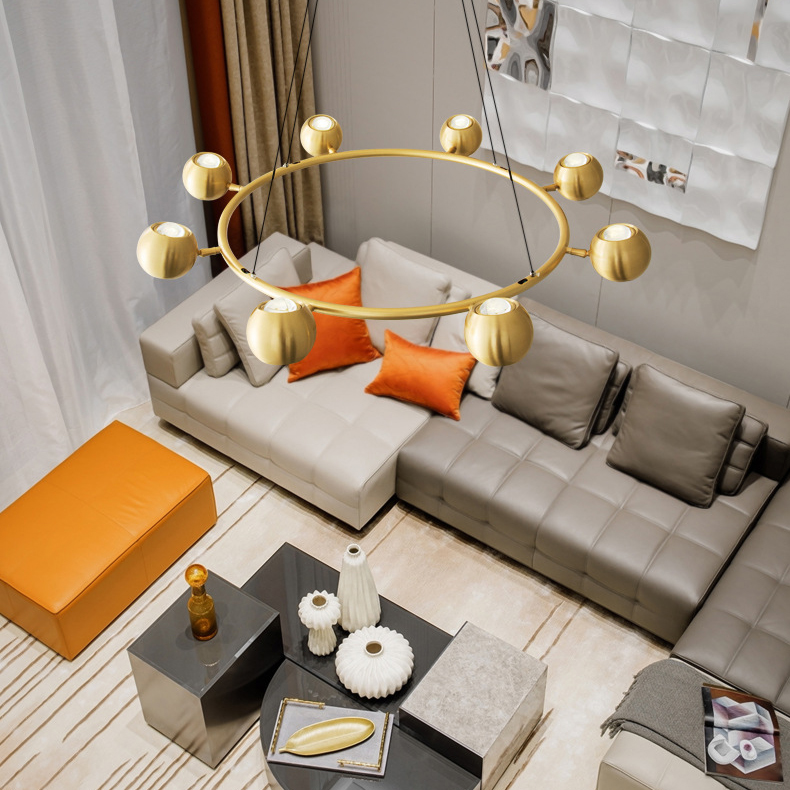 Подвесная люстра FLORRY RING D75 by ImperiumLoft