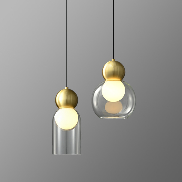 Подвесной светильник FANUEL DUO Brass by ImperiumLoft