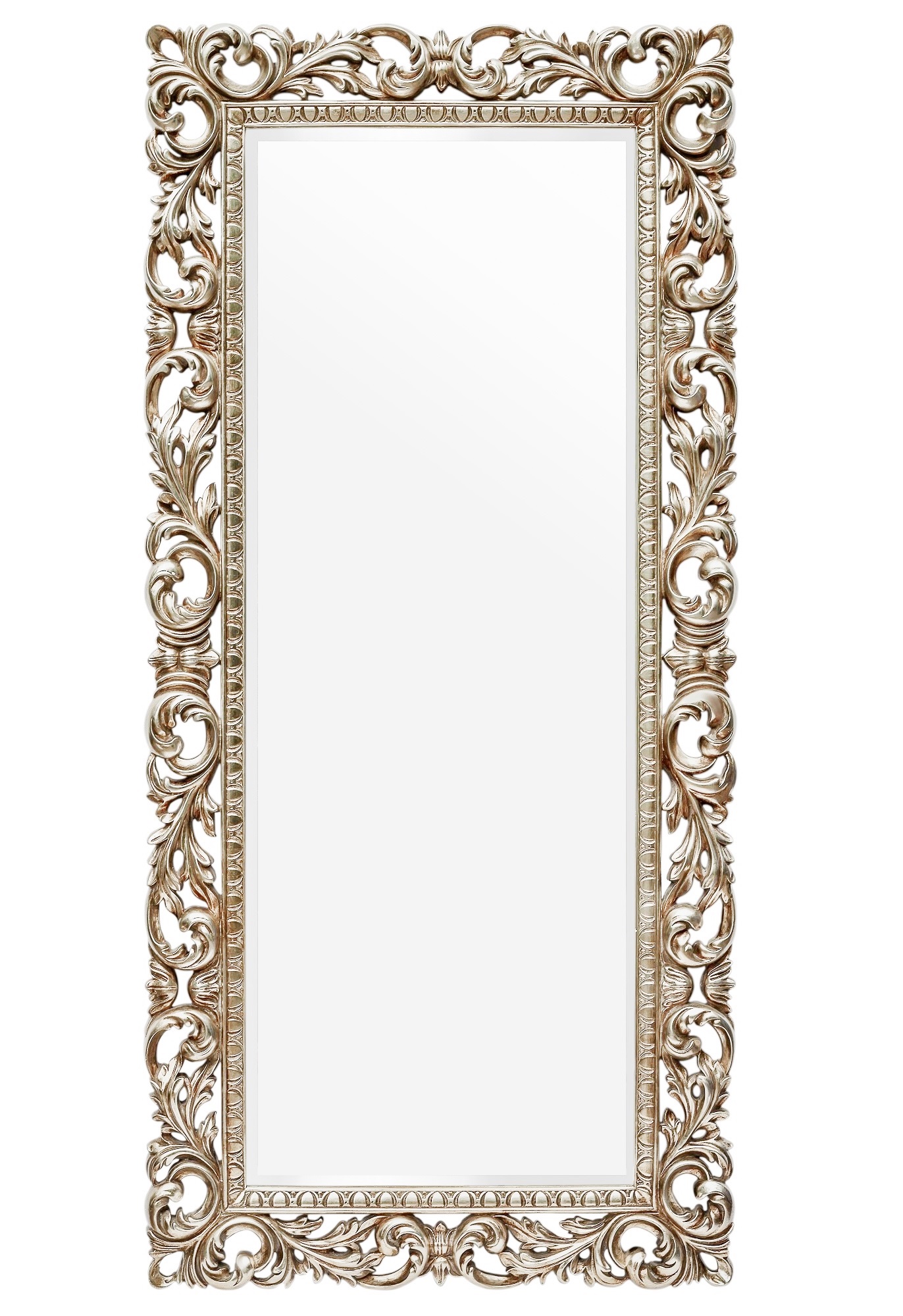 Напольное зеркало в раме Kingsley Silver Art-Zerkalo MH2410SL