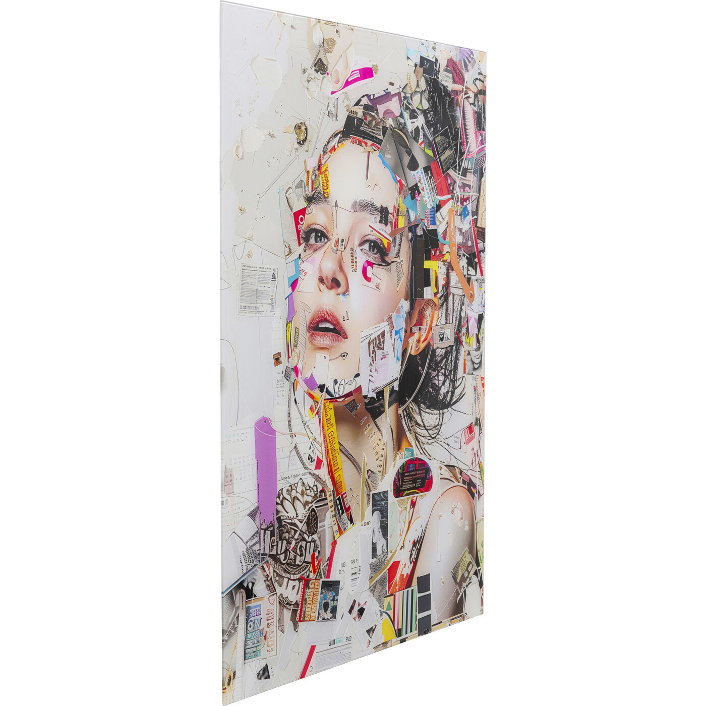 Картина стеклянная Artsy Portrait Side 80x120cm KARE 57671