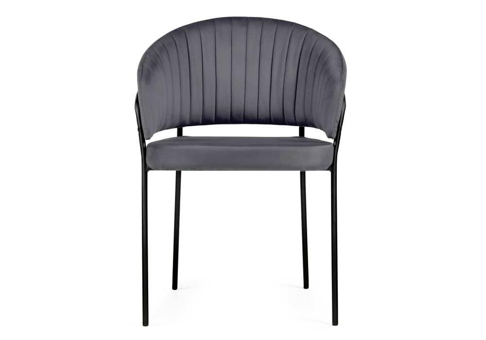 Стул Woodville Лео антрацитовый / черный 528456