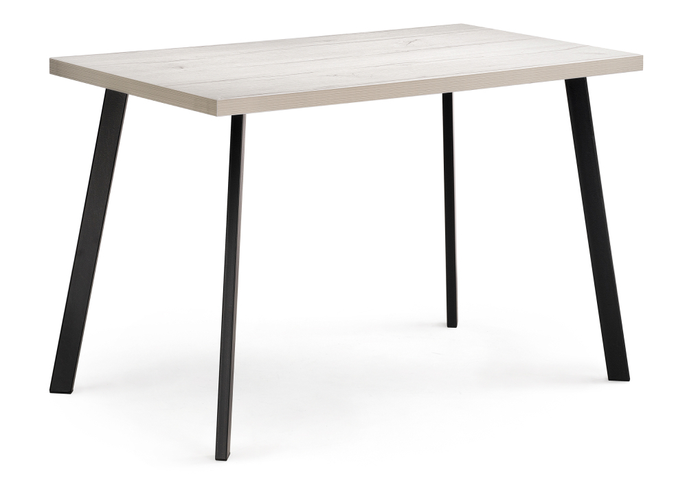 Стол деревянный Woodville Тринити Лофт 120х60х75 25 мм юта / матовый черный 489623