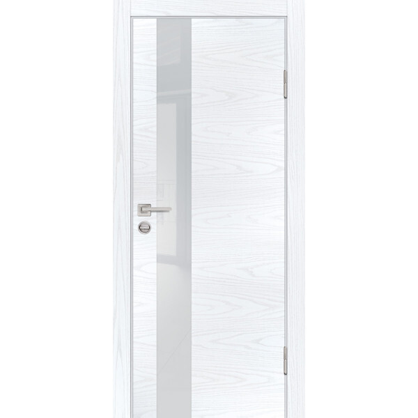 Межкомнатная дверь Graf P-10 лунный лакобель Дуб скай белый (2000 х 800)