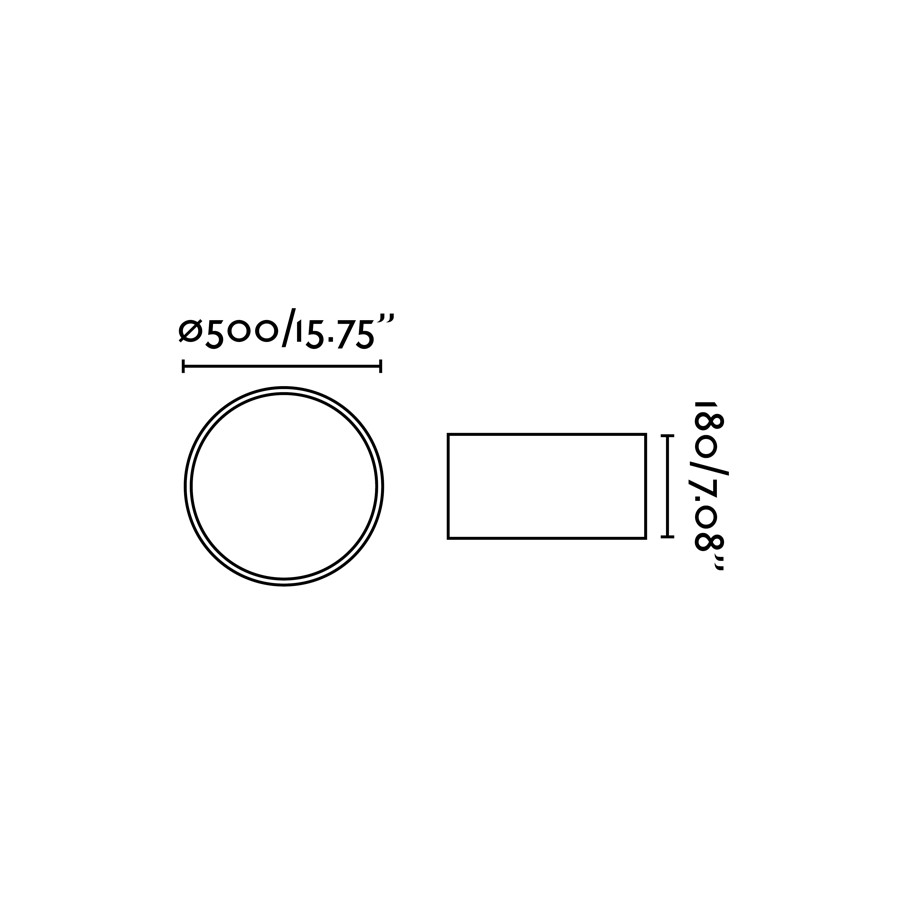 Плафон Seven 50 см белый Faro