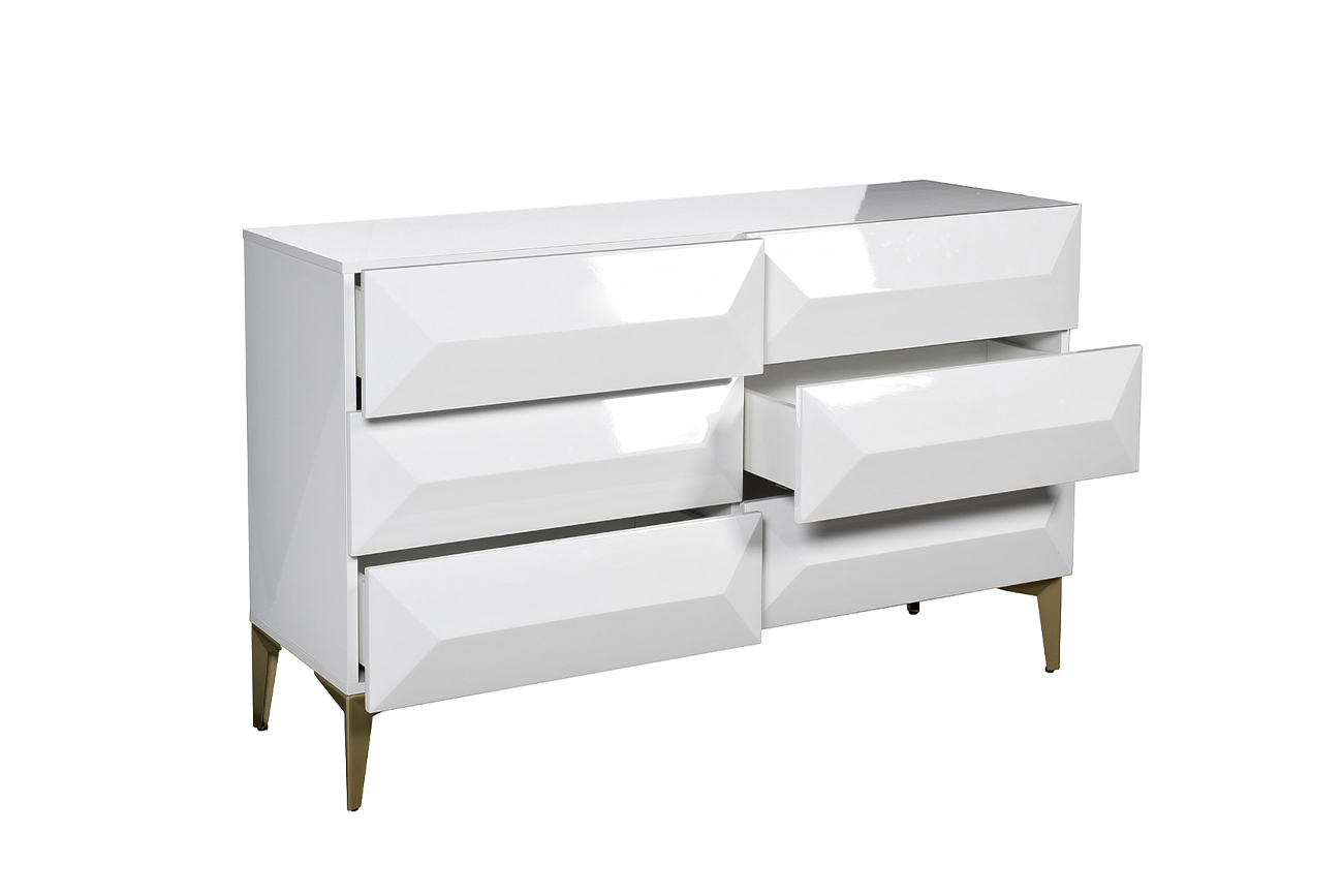 Комод белый Garda Decor 40AD-CB253