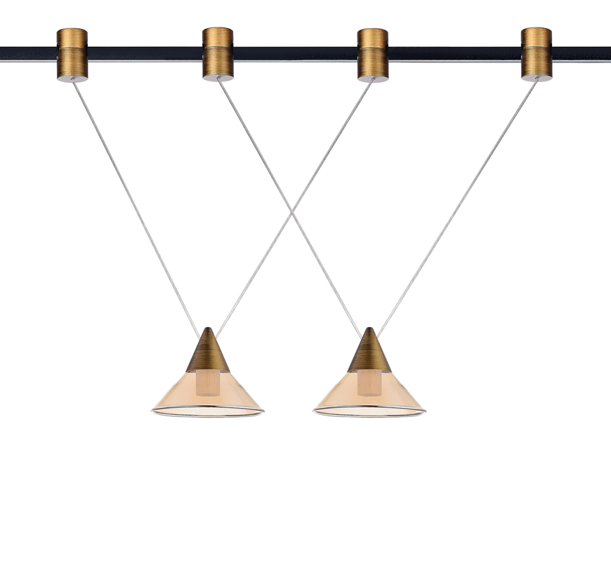 Светодиодный светильник для магнитной модульной системы Donolux DL20234M5W1S2 Black Bronze