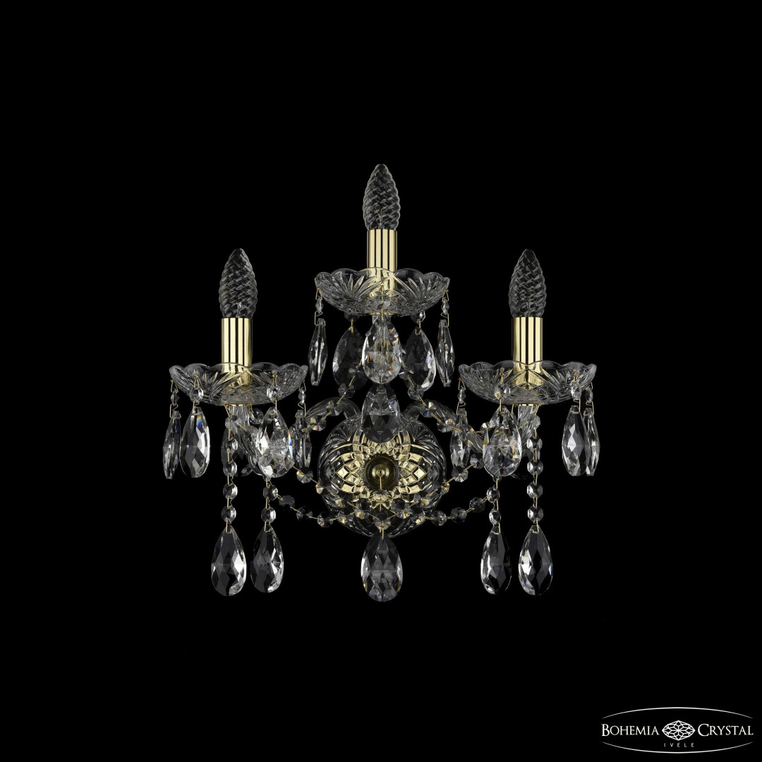 Бра хрустальные 1413B/2+1/165/XL G