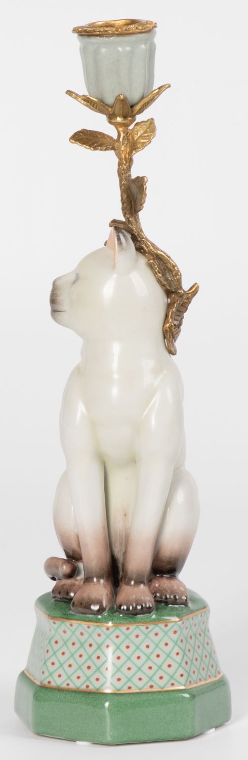 Подсвечник Кошечка Glasar F1358H/HF2070