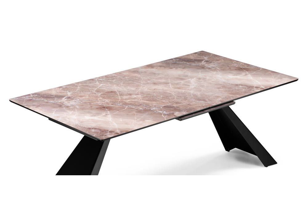 Стол Woodville Стиг карелия / черный 474323