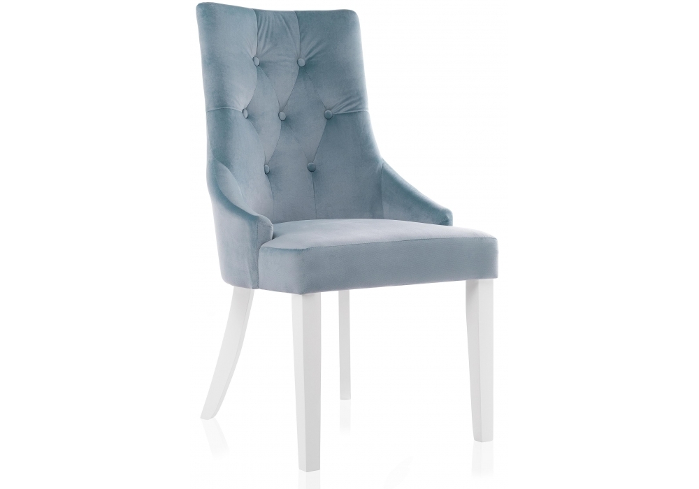 Стул деревянный Woodville Elegance white / blue 11586
