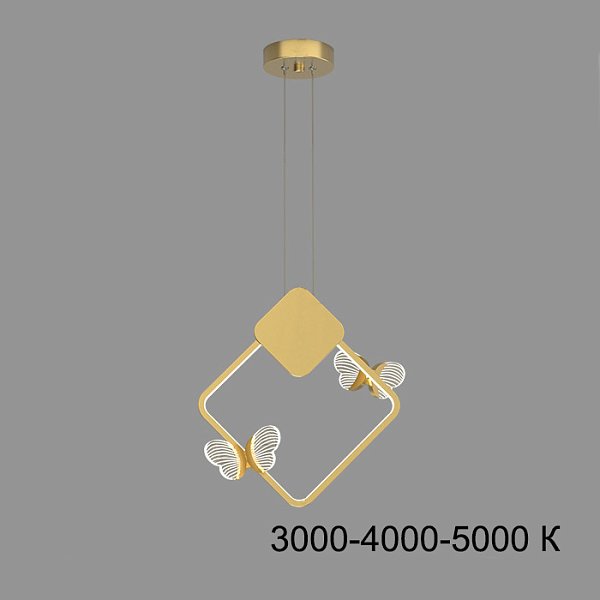 Подвесной светильник BABETTA GEOMETRY A Brass Трехцветный свет by ImperiumLoft