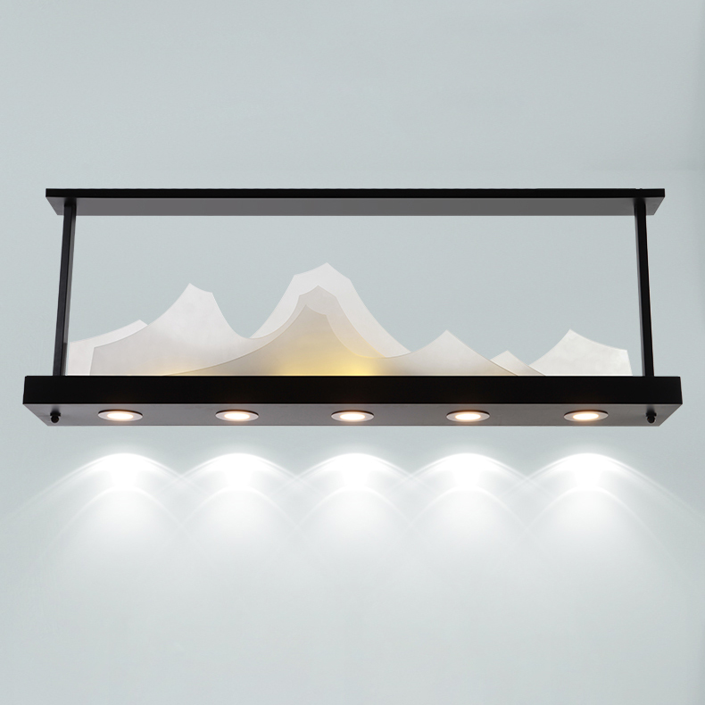 Подвесной реечный светильник MOUNT L130 by ImperiumLoft