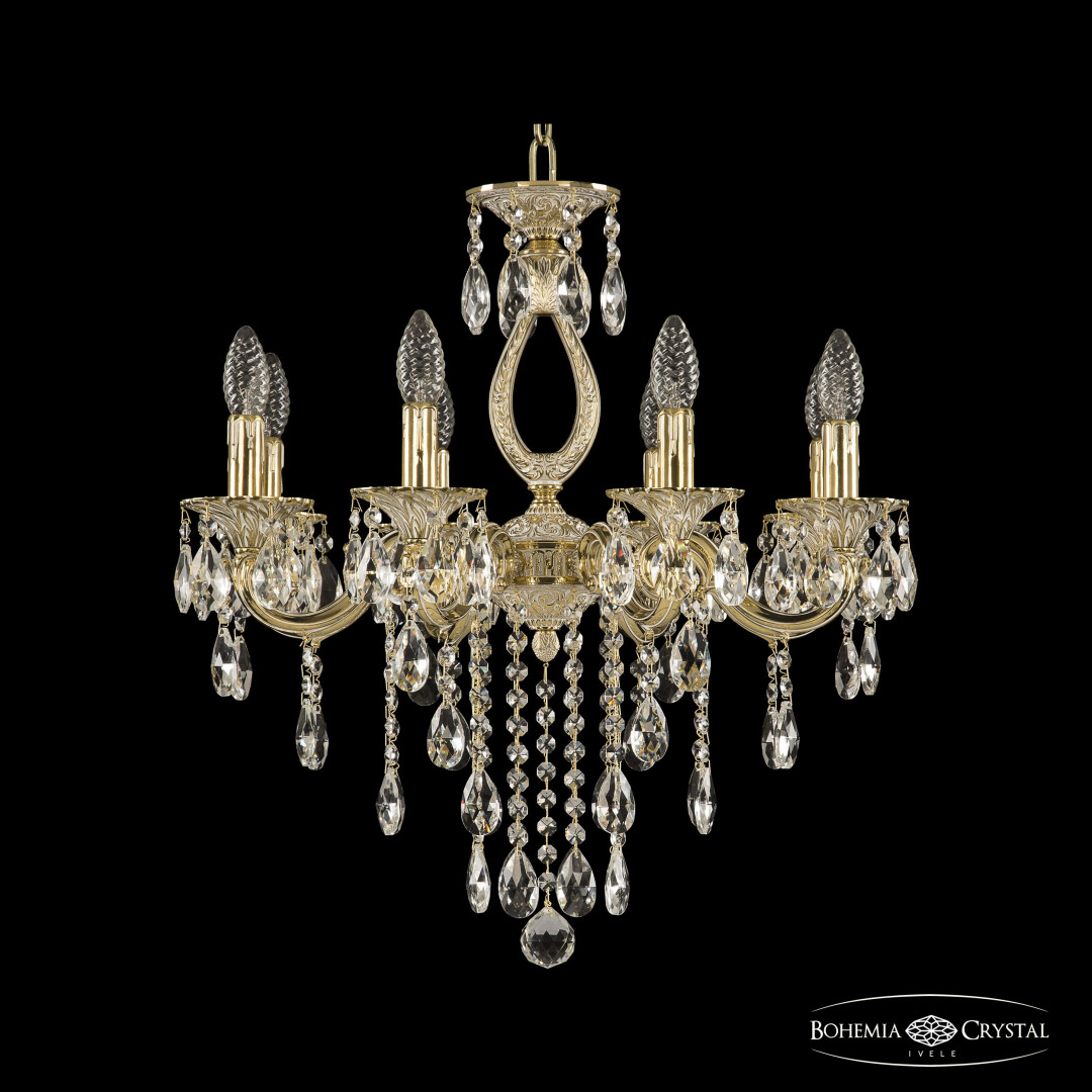 Люстра бронзовая с хрусталём 72301/8/175 B GW