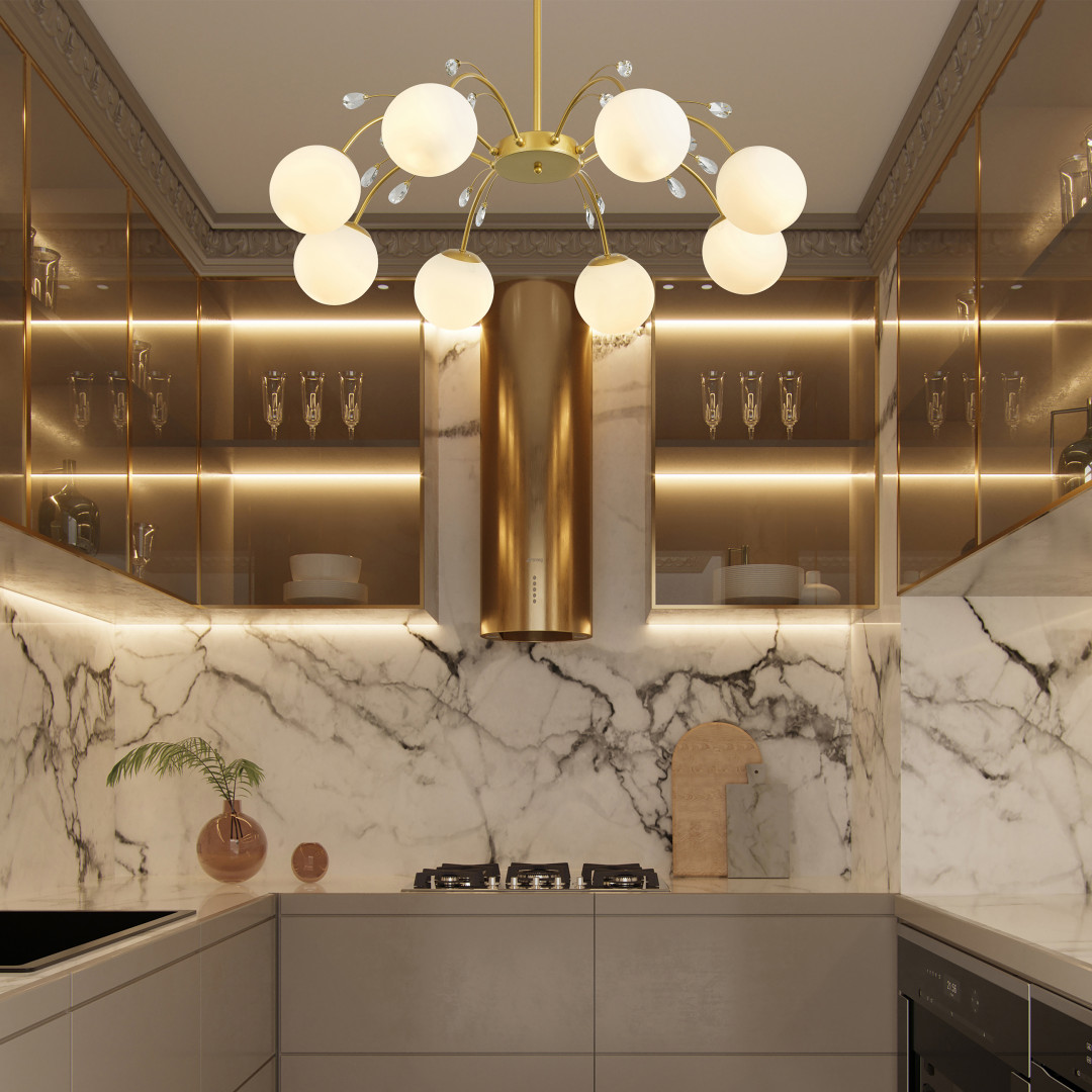 Люстра 273802/8 GD Arte Milano