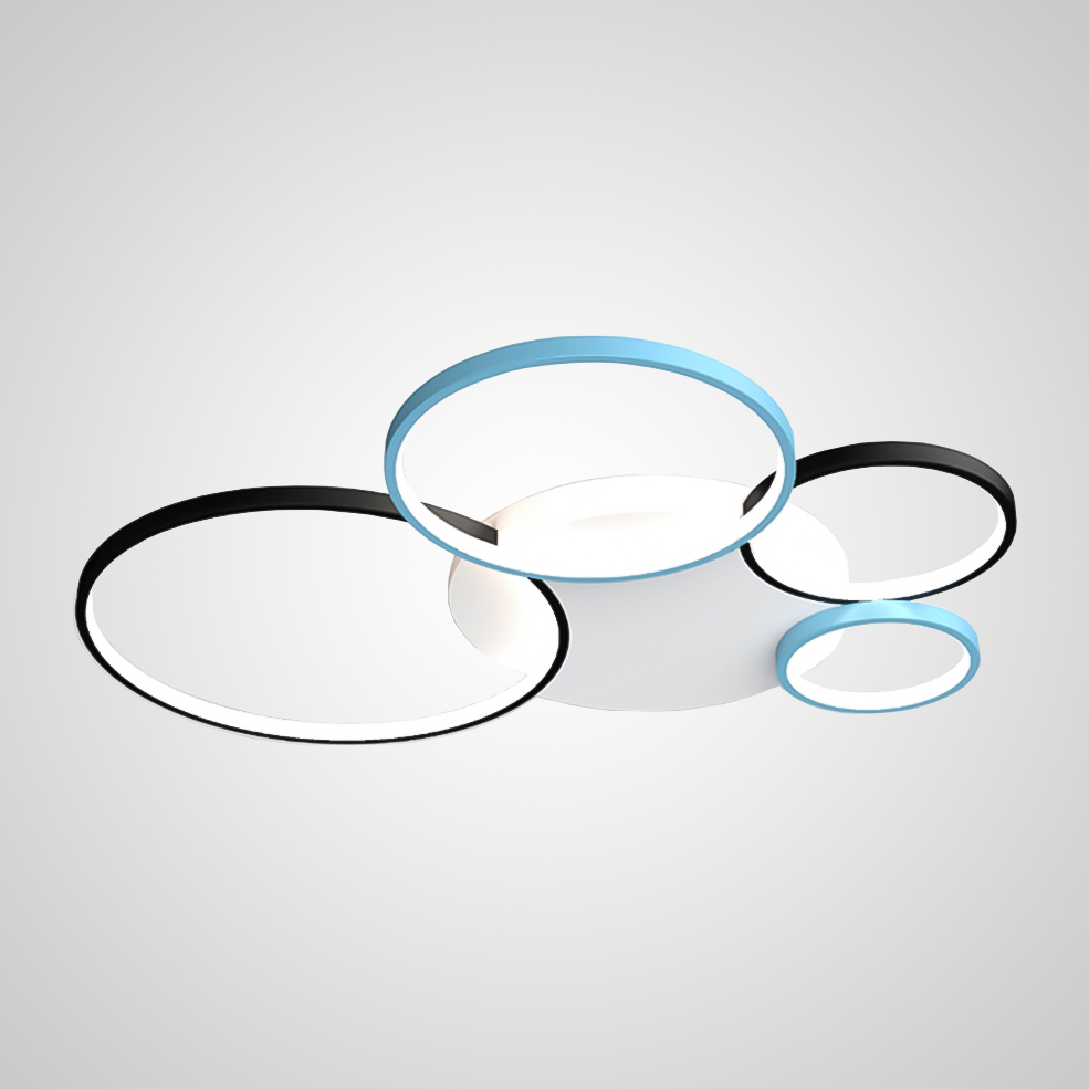 Потолочный светильник ALMA L120 Black Blue by ImperiumLoft