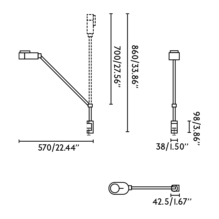 Настольная лампа Inviting PINZA черная 6W 2700K-4800K Faro