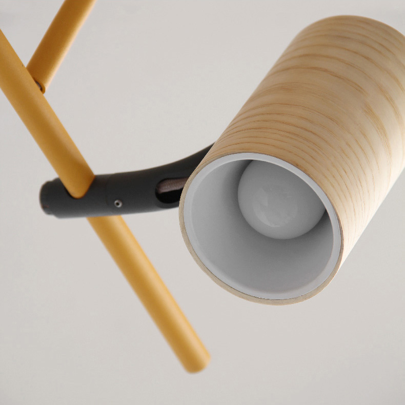 Подвесной реечный светильник BARREL B Green by ImperiumLoft
