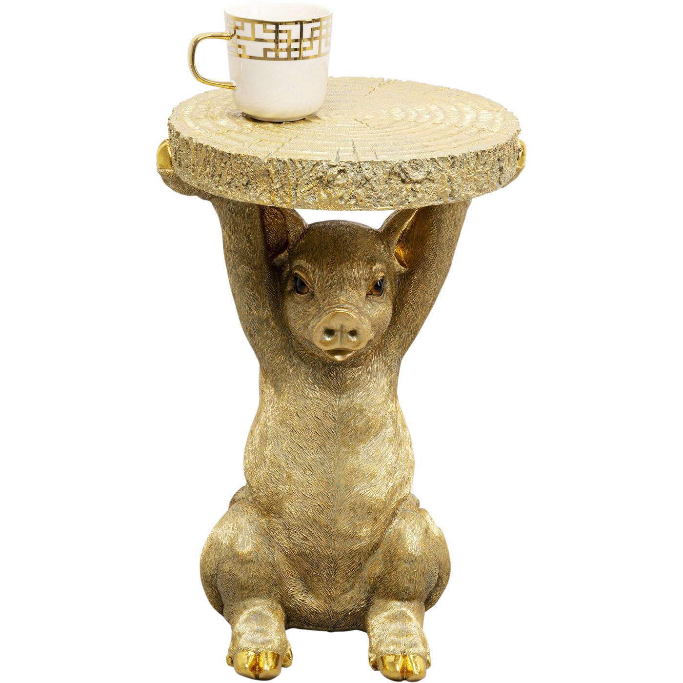 Приставной стол Animal Pig Ø34cm KARE 70204